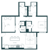 Unit 512 floor plan