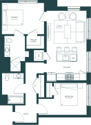 Unit 532 floor plan