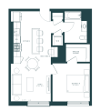 Unit 604 floor plan
