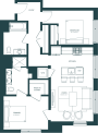 Unit 401 floor plan