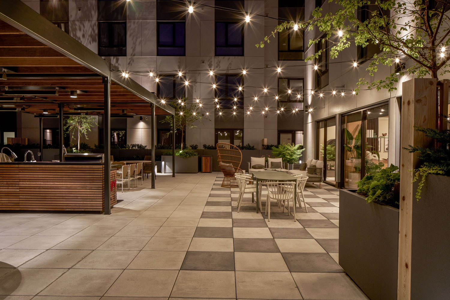 Enjoy evenings in the outdoor terrace