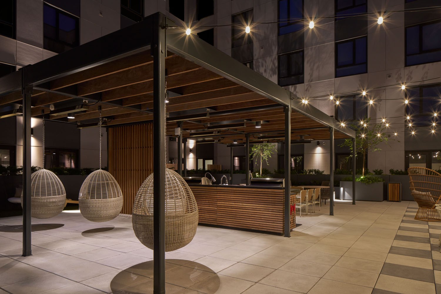 Relax and spend evenings in the outdoor terrace