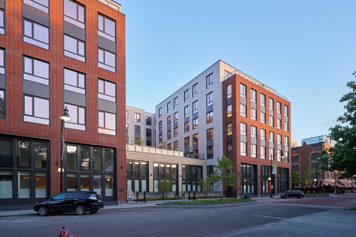 View of building from Pleasant Street