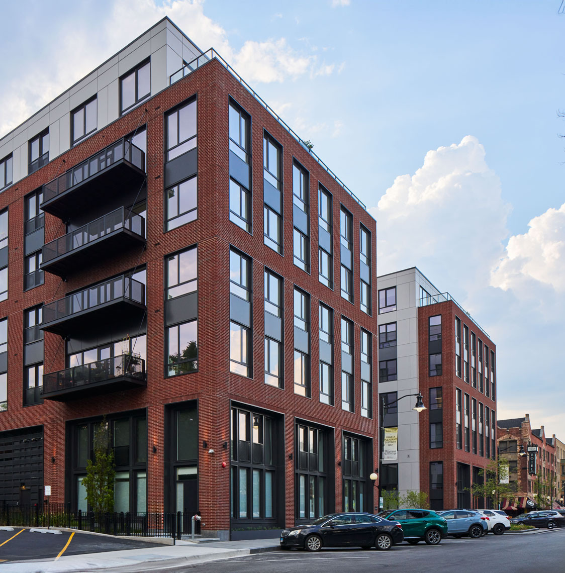 View of building from Pleasant Street