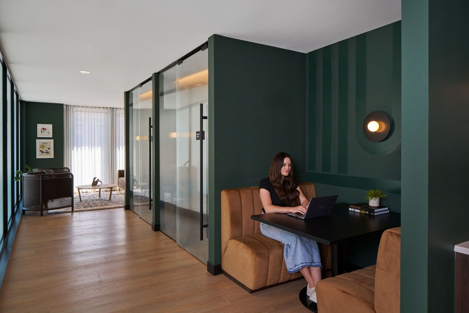 Public and private coworking spaces